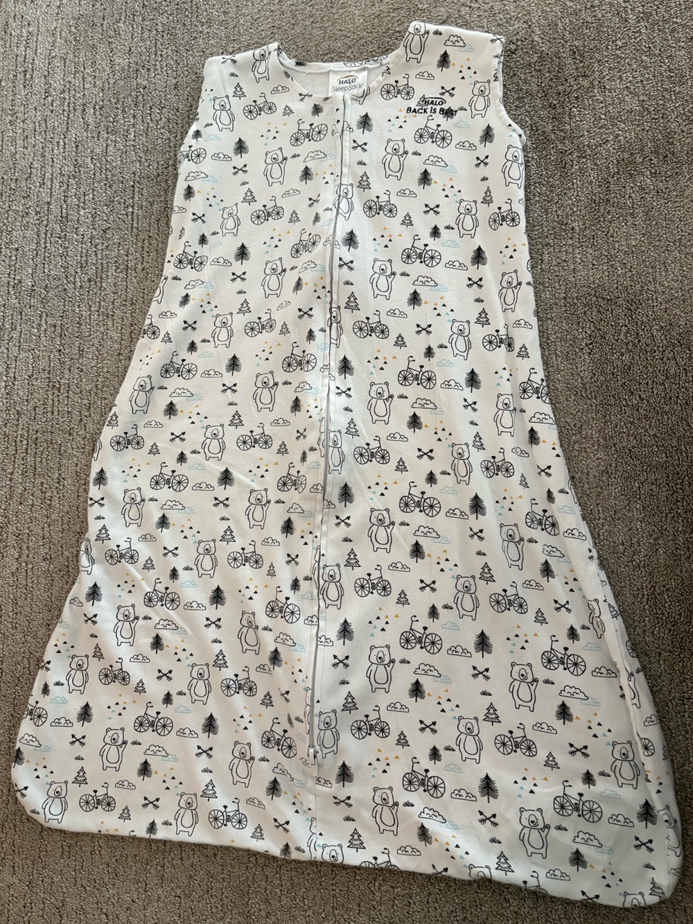 Halo SleepSack- cotton/size large (12 to 18 months)